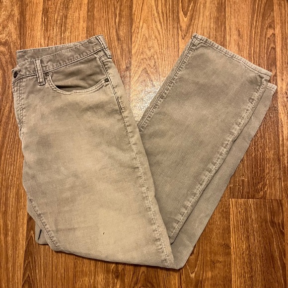 GAP Other - GAP 1969 Corduroy Pants Men 34x32 Tan Low Rise Straight‎ Fit